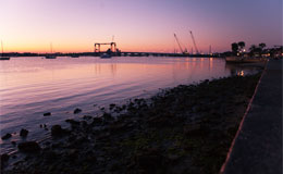 sunrise over St. Augustine