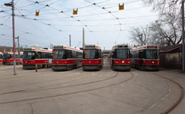 streetcars in Toronto