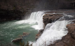 waterfalls at Little River Canyon